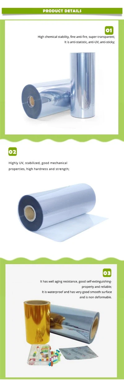 Oxygen-Scavening PVC / PVDC Zaj duab xis Rau Ntev-Lub Sij Hawm Tiv Thaiv Oxidation- Cov Tshuaj Zoo
